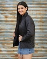 Shop Women's Onyx Black Puffer Jacket-Design