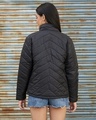 Shop Women's Onyx Black Puffer Jacket-Full