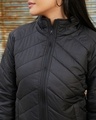 Shop Women's Onyx Black Puffer Jacket