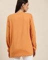Shop Women's Orange 88 Typography Oversized T-shirt-Design