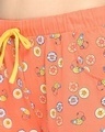Shop Women's Orange All Over Donut Printed Nightsuit