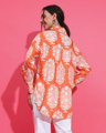 Shop Women's Orange All Over Printed Shirt-Full