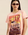 Shop Women's Orange Ambassador Printed Oversized T-shirt-Design