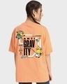 Shop Women's Orange Anti Gravity Minion Graphic Printed Oversized T-shirt-Design