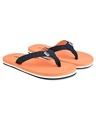 Shop Women's Orange & Blue Flip Flops-Front