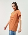 Shop Women's Orange Chill Out Graphic Printed Boyfriend T-shirt-Design