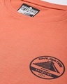 Shop Women's Orange Graphic  Printed  Oversized T-shirt
