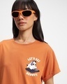 Shop Women's Orange Groove Graphic Printed Boyfriend T-shirt