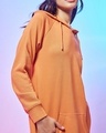 Shop Women's Orange Hoodie Dress