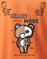 Shop Women's Orange Killer Mode Graphic Printed Oversized Sweatshirt