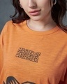 Shop Women's Orange Master Graphic Printed Oversized T-shirt