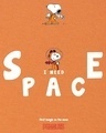 Shop Women's Orange Need Space Snoopy Graphic Printed Oversized T-shirt