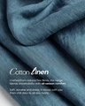 Shop Women's Orange Oversized Cotton Linen Shirt-Full