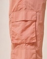 Shop Women's Orange Oversized Cargo Parachute Pants