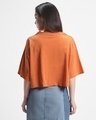Shop Women's Orange Oversized Short Top-Design
