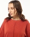 Shop Women's Orange Oversized T-shirt