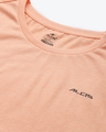 Shop Women's Orange Slim Fit Cotton T-shirt