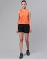 Shop Women's Orange Slim Fit T-shirt-Full