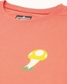 Shop Women's Orange Spiritual Journey Graphic Printed Oversized T-shirt