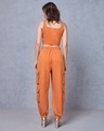 Shop Women's Orange Super Loose Fit Co-ordinates-Full