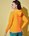 Shop Women's Orange Hooded Sweatshirt-Full