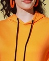 Shop Women's Orange Hooded Sweatshirt