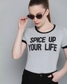 Shop Women's Orange Typography T-shirt-Front