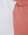 Shop Women's Orange & White Solid T-shirt-Full