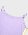 Shop Women's Orchid Petal-Yellow Color Block Halter Neck Slim Fit Dress