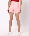Shop Women's Orchid Pink Love Side Pocket Typography Shorts-Full