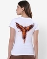 Shop Women's White Order of The Phoenix Graphic Printed T-shirt-Front