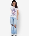 Shop Women's White Out of this World Graphic Printed T-shirt-Full