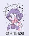 Shop Women's White Out of this World Graphic Printed T-shirt