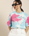 Shop Women's Oversized Tie & Dye T-shirt-Front