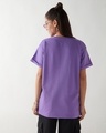Shop Women's Paisley Purple Boyfriend T-shirt-Design