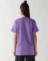 Shop Women's Paisley Purple Boyfriend T-shirt-Design