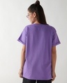 Shop Women's Paisley Purple Dare To Play Graphic Printed Boyfriend T-shirt-Design