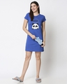 Shop Women's Panda Printed Night Dress-Full