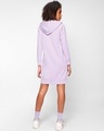 Shop Women's Pastel Lilac Hoodie Dress-Design