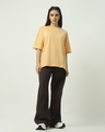 Shop Women's Peach Oversized T-shirt