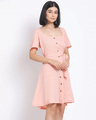 Shop Women's Peachy Pink A-Line Dress-Design