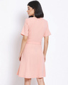 Shop Women's Peachy Pink A-Line Dress-Full