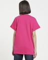 Shop Women's Peppy Pink Boyfriend T-shirt-Design