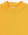 Shop Women's Petal Sleeves High Neck Rib T-Shirt