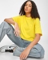 Shop Women's Pineapple Yellow Oversized T-shirt-Front