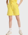 Shop Women's Yellow Shorts-Front