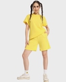 Shop Women's Yellow Shorts-Full