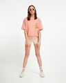 Shop Women's Pink 100% Responsible Graphic Printed Oversized T-shirt