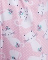 Shop Women's Pink All Over Cat Printed Cotton Pyjamas