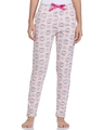 Shop Women's Pink All Over Cat Printed Cotton Pyjamas-Front